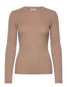 Bs Bonita Regular Fit Knitwear Tops Knitwear Jumpers Beige Bruun & Ste...