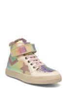 Bisgaard Isak Lamb High-top Sneakers Multi/patterned Bisgaard