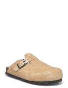 Clogs Nubuck Leather Shoes Clogs Beige En Fant