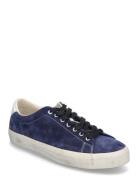 Longwood Distressed Suede Sneaker Low-top Sneakers Navy Polo Ralph Lau...