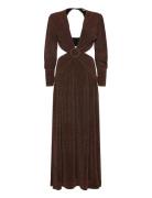 Mabel Maxi Dress Maxikjole Festkjole Brown Love Lolita