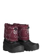 Lumi Kids Boots Vinterstøvler Pull On Burgundy Didriksons