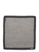 H-Pocket Sq45X45-223 Brystlommetørklæde Black BOSS