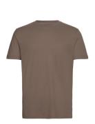 T-Shirts Short Sleeve Tops T-Kortærmet Skjorte Brown Marc O'Polo