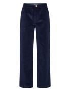 Nujoanna Pants Bottoms Trousers Straight Leg Blue Nümph