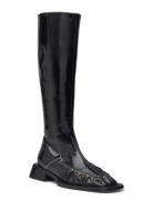 Pats Raw Black Boots Lange Støvler Black MIISTA