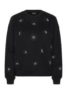 Sw Joya Tops Sweatshirts & Hoodies Sweatshirts Black Desigual