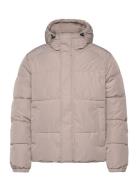 Jjebradley Puffer Hood Sn Foret Jakke Beige Jack & J S