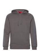 Tonal Logo Hoodie Designers Sweatshirts & Hoodies Hoodies Grey HUGO