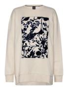 Eruga Tops Sweatshirts & Hoodies Sweatshirts Cream BOSS