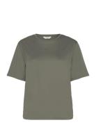 Mschmelea Icon Tee Tops T-shirts & Tops Short-sleeved Khaki Green MSCH...