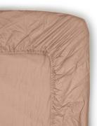 Fitted Sheet Wilted Home Textiles Bedtextiles Sheets Pink Midnatt