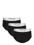 Hip Brief 3Pk Underbukser Y-front Briefs Black Calvin Klein