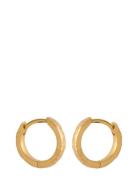 Poetry Huggies Accessories Jewellery Earrings Hoops Gold Pernille Cory...