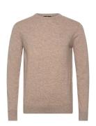 Inpillen Tops Knitwear Round Necks Beige INDICODE