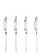 Yuka Knife - Pack Of 4 Home Tableware Cutlery Knives Silver OYOY Livin...