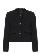 Tweed Jacket With Pockets Outerwear Jackets Light-summer Jacket Black ...