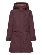 Mullie Jr. Parka W-Pro 10000 Parka Jakke Burgundy Whistler