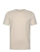 Hco. Guys Knits Tops T-Kortærmet Skjorte Cream Hollister