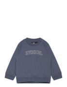 Hmllime Sweatshirt Sport Sweatshirts & Hoodies Sweatshirts Blue Hummel