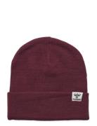 Hmlpark Beanie Sport Headwear Hats Beanie Burgundy Hummel