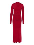 Soffigz P Long Dress Maxikjole Festkjole Red Gestuz