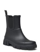 Rain Boots - Mid Height With E Gummistøvler Sko Black ANGULUS