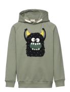 Sweatshirt Ls Tops Sweatshirts & Hoodies Hoodies Green Minymo