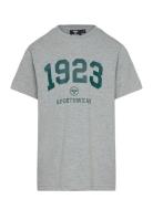 Hmlnipps T-Shirt S/S Tops T-Kortærmet Skjorte Grey Hummel