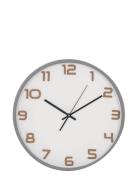 Selma - Wall Clock, Grey, Silent Movement Ø35 Cm Home Decoration Watch...