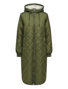 Onlnewsandy Quilt Coat Cc Otw Foret Jakke Khaki Green ONLY