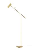 Floor Lamp Hubble Read Brushed Brass Home Lighting Lamps Floor Lamps G...