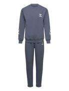 Hmlventi Tracksuit Sport Sweatsuits Navy Hummel