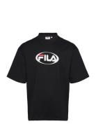 Lemoore Over D Logo Tee Tops T-Kortærmet Skjorte Black FILA