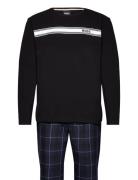 Urban Long Set Pyjamas Nattøj Navy BOSS