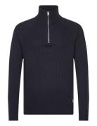 Jjpannel Knit Half Zip Aw24 Tops Knitwear Half Zip Jumpers Navy Jack &...