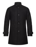 Jjemelton Wool Coat Sn Uldfrakke Frakke Black Jack & J S