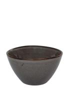 Hilde - Bowl, Ceramic, Grey/Brown Ø15X9 Cm, Set Of 4 Home Tableware Bo...