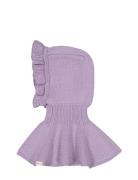 Amira Accessories Headwear Balaclava Purple MarMar Copenhagen