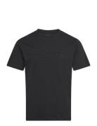 Hs Embossed Tee Tops T-Kortærmet Skjorte Black Hackett London