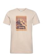 Csc Seasonal Logo Tee Sport T-Kortærmet Skjorte Beige Columbia Sportsw...