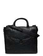 Angel Tote Wings Cow Burnish Bags Totes Black Zadig & Voltaire