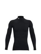 Ua Cg Armour Comp Mock Sport T-Langærmet Skjorte Black Under Armour