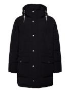 Heavy Down Mid Length Jacket Parka Jakke Black GANT