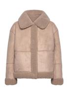 Fqlamby-Jacket Outerwear Faux Fur Beige FREE/QUENT