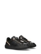 Tommy Hilfiger Low-Cut Lace-Up Sneaker: Black/Platinum Low-top Sneaker...