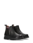 Tommy Hilfiger Kids Anke Boots Boots Støvler Black Tommy Hilfiger