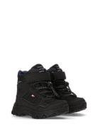 Tommy Hilfiger Warm Winter Boots Vinterstøvler Med Snøre Black Tommy H...