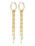 Connect Recycled Earrings Accessories Jewellery Earrings Hoops Gold Pi...