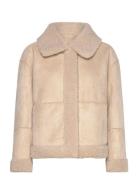 Fqlamby-Jacket Outerwear Faux Fur Beige FREE/QUENT